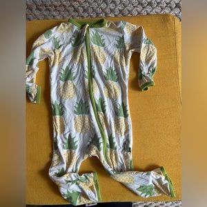 Pineapple onesie from kickee pants.